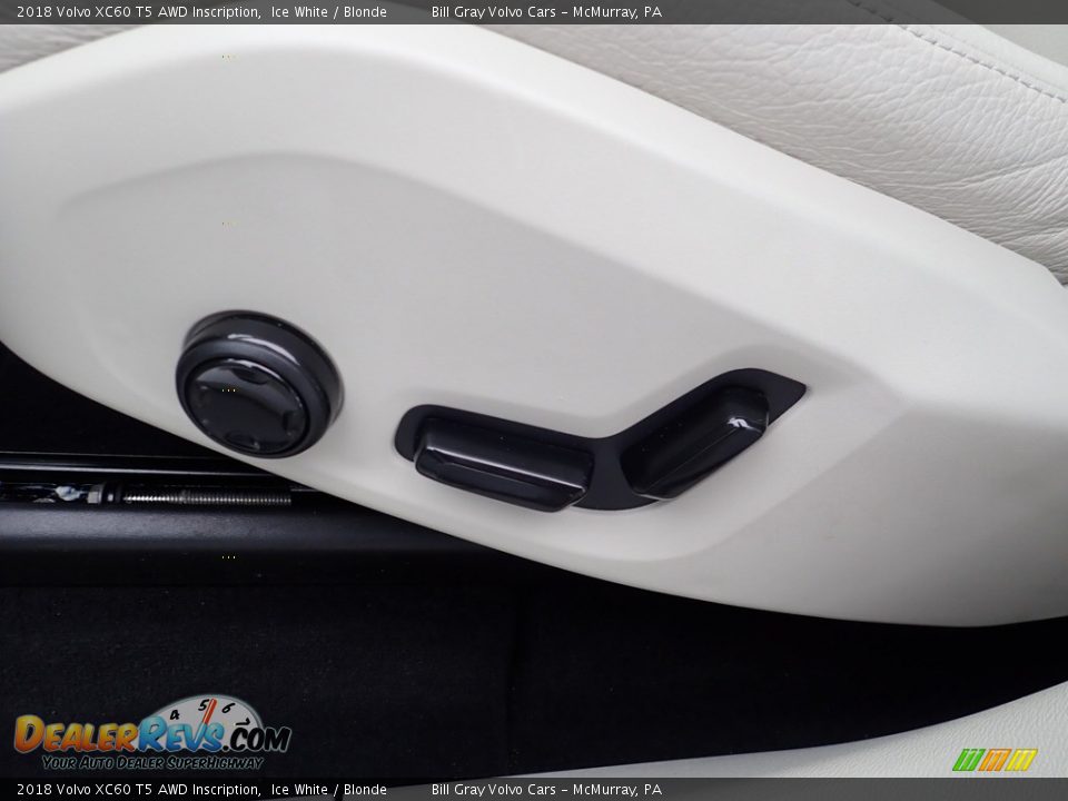 2018 Volvo XC60 T5 AWD Inscription Ice White / Blonde Photo #19