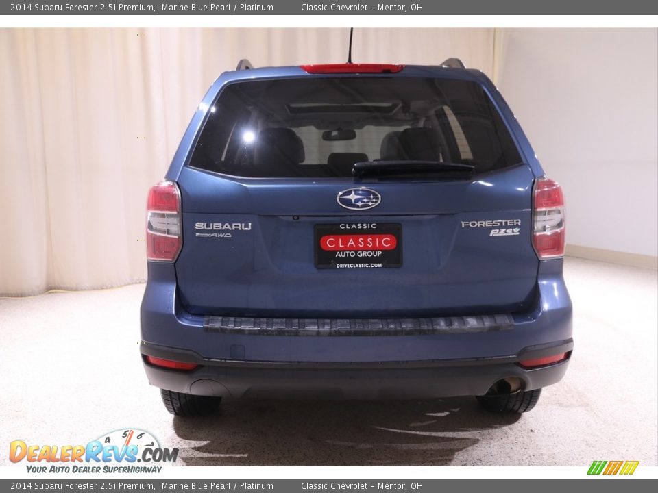 2014 Subaru Forester 2.5i Premium Marine Blue Pearl / Platinum Photo #24