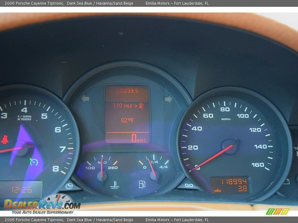 2006 Porsche Cayenne Tiptronic Gauges Photo #34