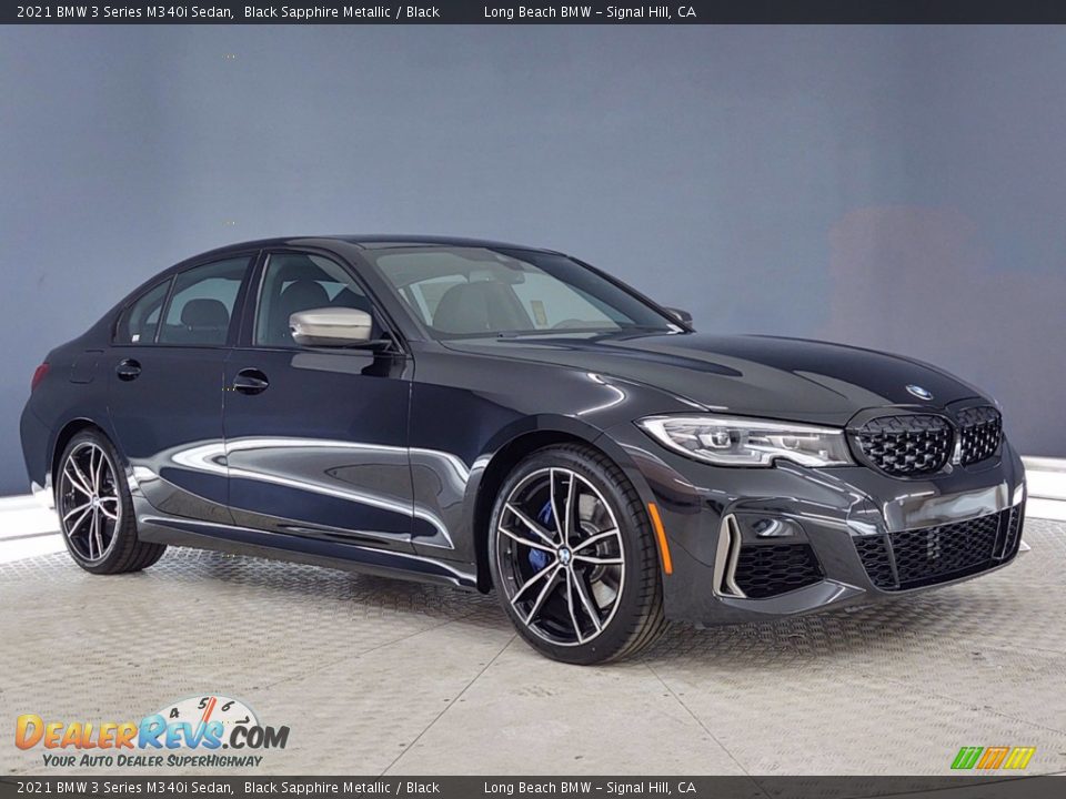 2021 BMW 3 Series M340i Sedan Black Sapphire Metallic / Black Photo #1