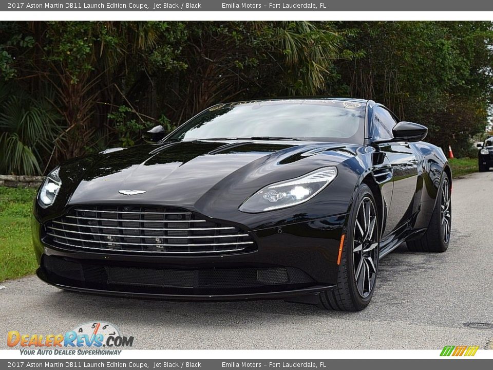 2017 Aston Martin DB11 Launch Edition Coupe Jet Black / Black Photo #10