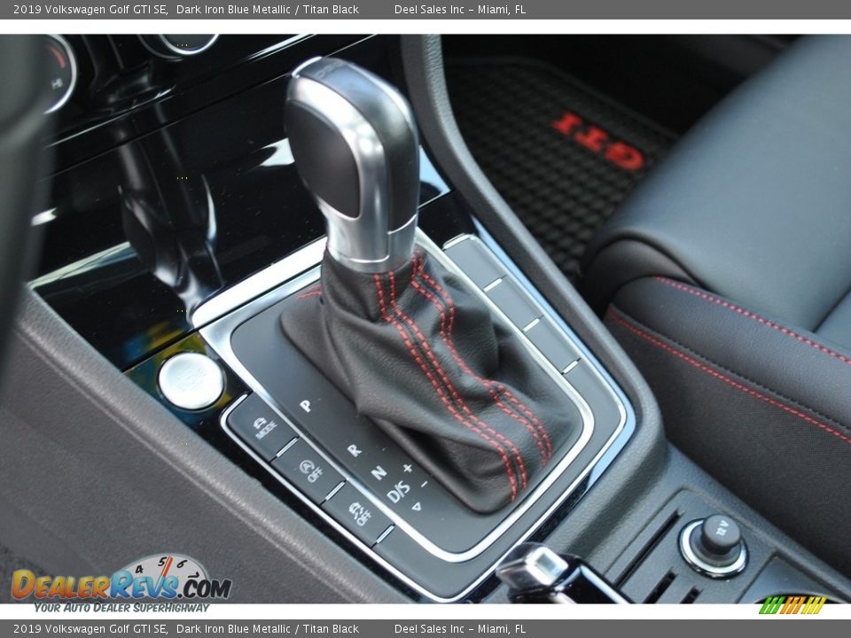 2019 Volkswagen Golf GTI SE Dark Iron Blue Metallic / Titan Black Photo #14