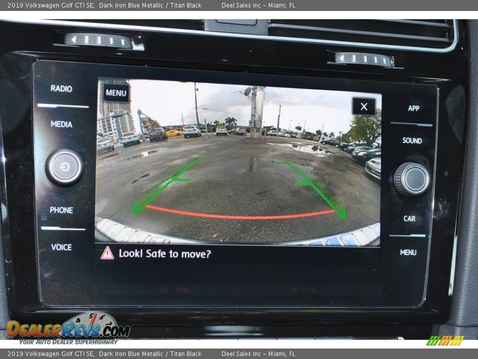 2019 Volkswagen Golf GTI SE Dark Iron Blue Metallic / Titan Black Photo #15