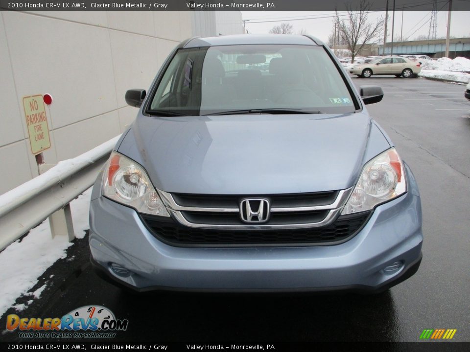 2010 Honda CR-V LX AWD Glacier Blue Metallic / Gray Photo #8