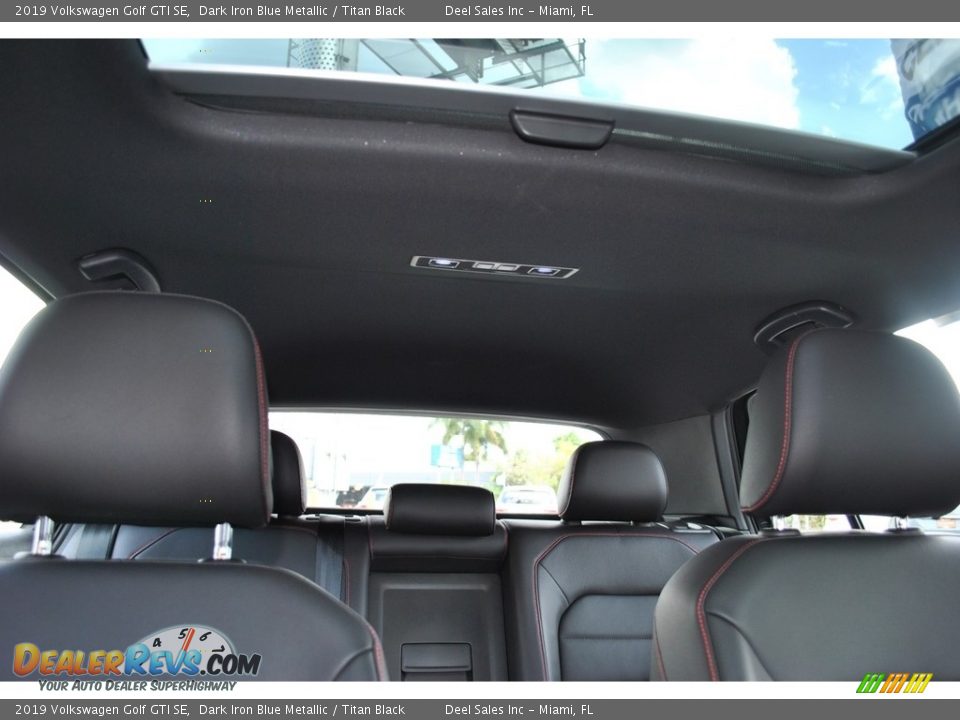 2019 Volkswagen Golf GTI SE Dark Iron Blue Metallic / Titan Black Photo #18
