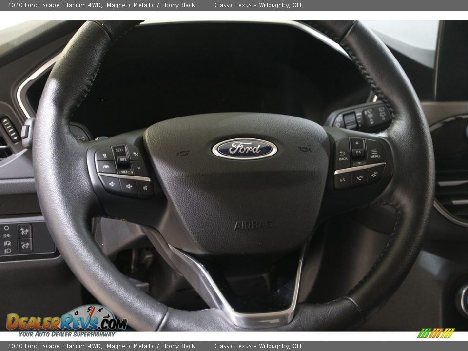 2020 Ford Escape Titanium 4WD Magnetic Metallic / Ebony Black Photo #7