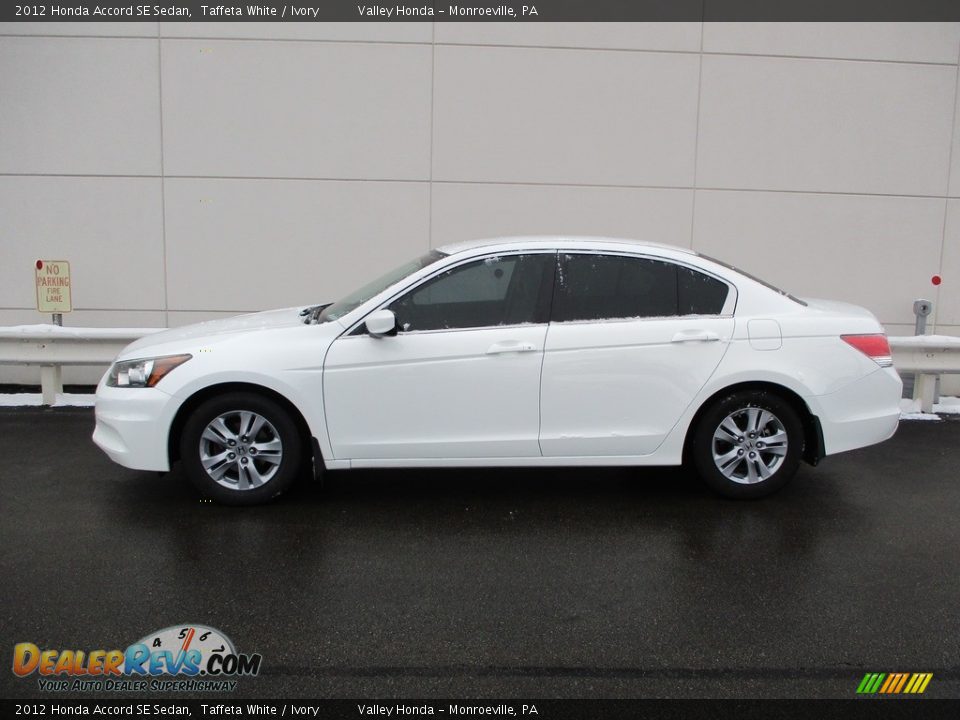 2012 Honda Accord SE Sedan Taffeta White / Ivory Photo #2