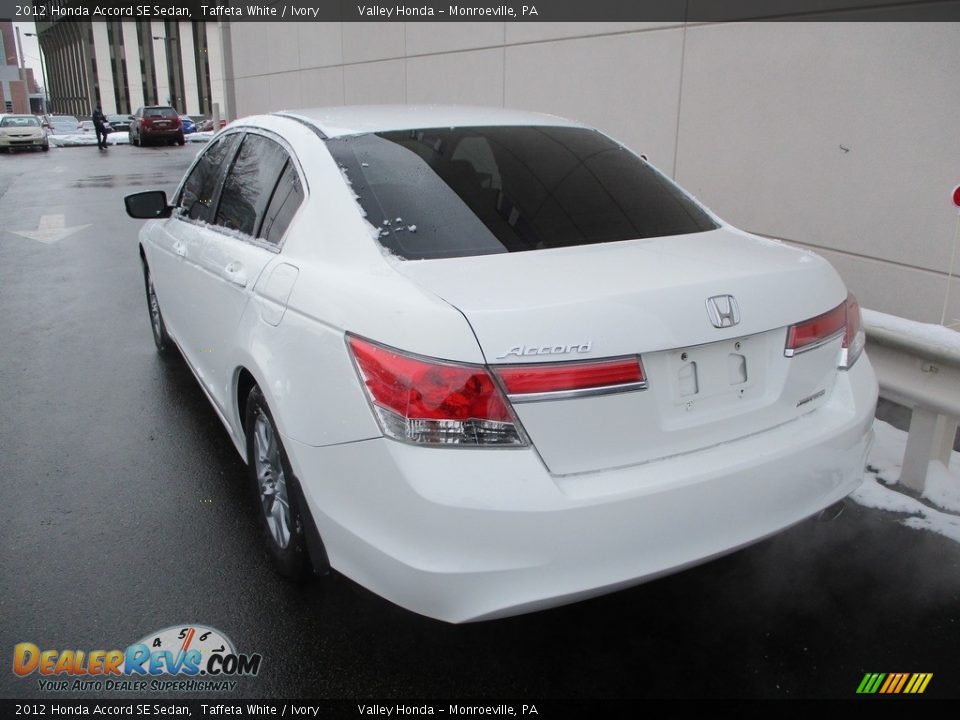 2012 Honda Accord SE Sedan Taffeta White / Ivory Photo #3