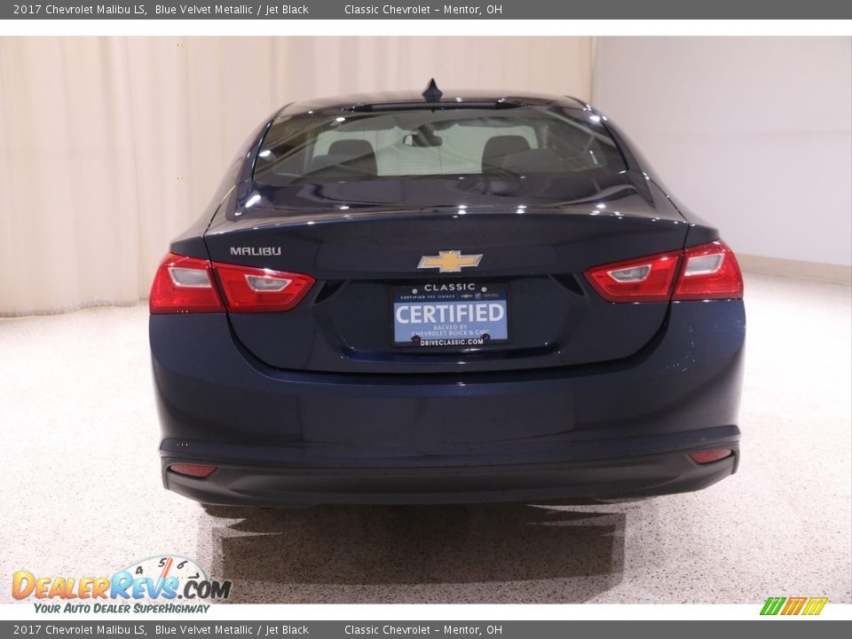 2017 Chevrolet Malibu LS Blue Velvet Metallic / Jet Black Photo #18