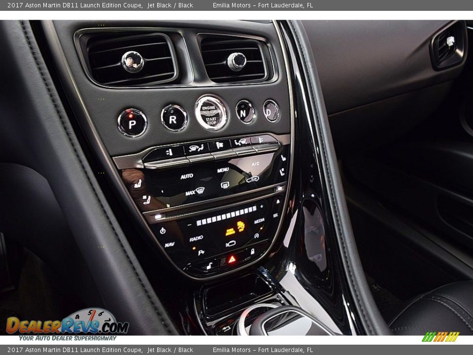 Controls of 2017 Aston Martin DB11 Launch Edition Coupe Photo #50