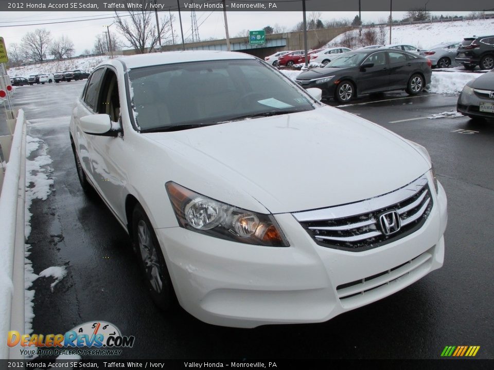 2012 Honda Accord SE Sedan Taffeta White / Ivory Photo #6