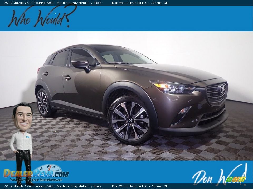 2019 Mazda CX-3 Touring AWD Machine Gray Metallic / Black Photo #1