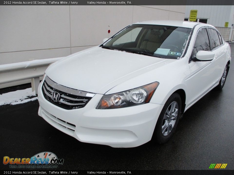 2012 Honda Accord SE Sedan Taffeta White / Ivory Photo #8