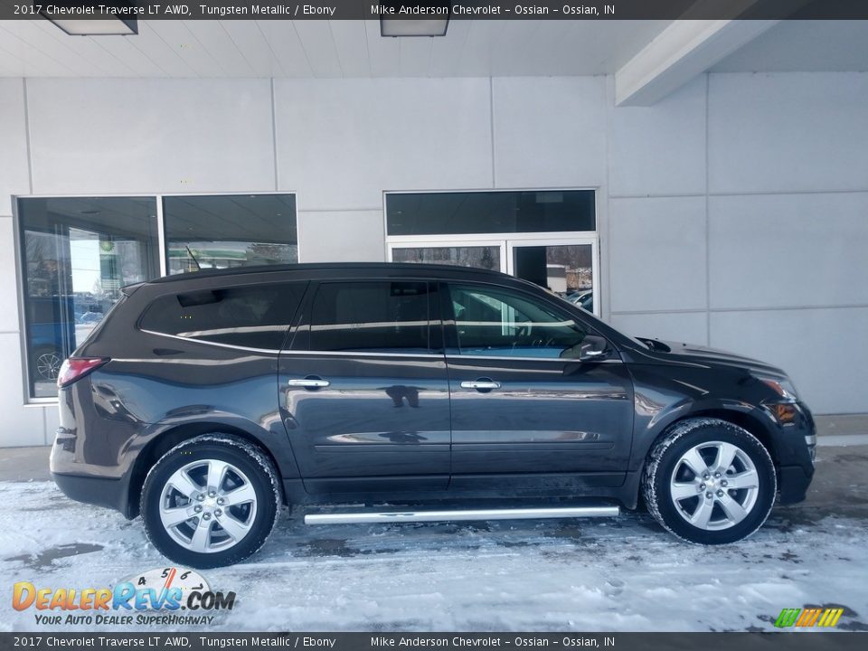 2017 Chevrolet Traverse LT AWD Tungsten Metallic / Ebony Photo #3