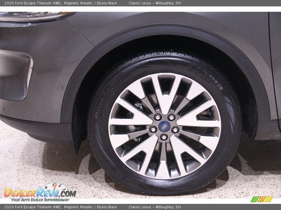 2020 Ford Escape Titanium 4WD Magnetic Metallic / Ebony Black Photo #23
