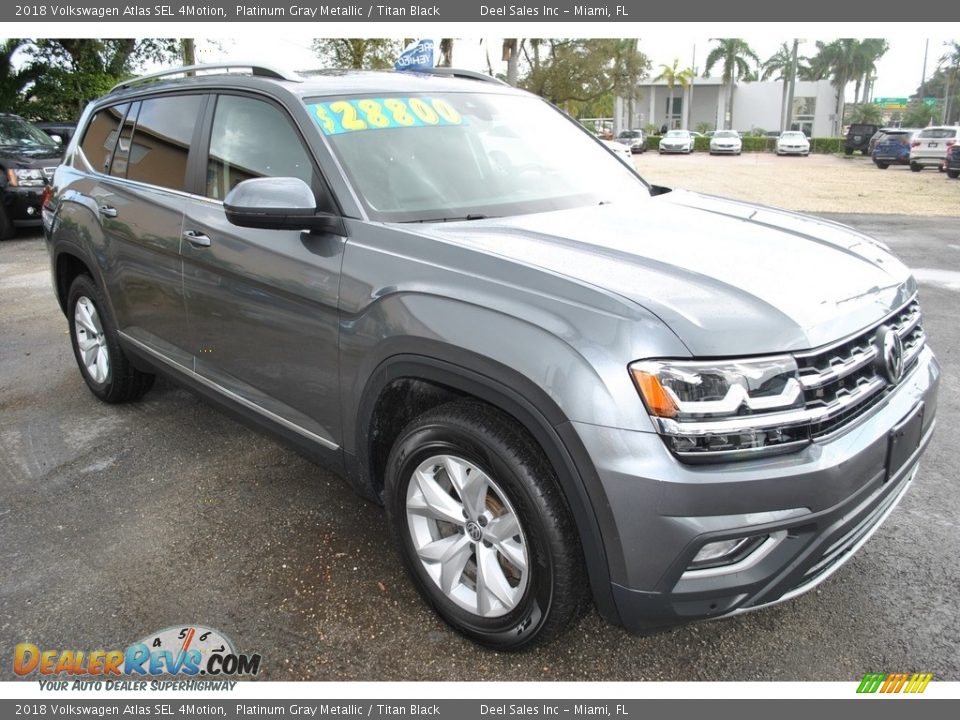 Platinum Gray Metallic 2018 Volkswagen Atlas SEL 4Motion Photo #2