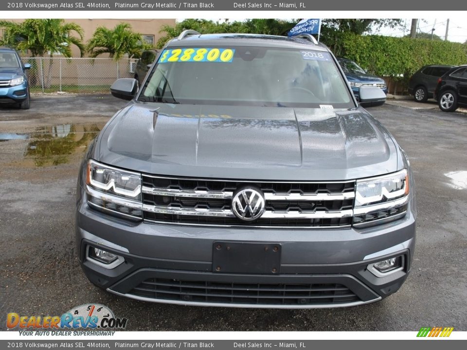 2018 Volkswagen Atlas SEL 4Motion Platinum Gray Metallic / Titan Black Photo #3
