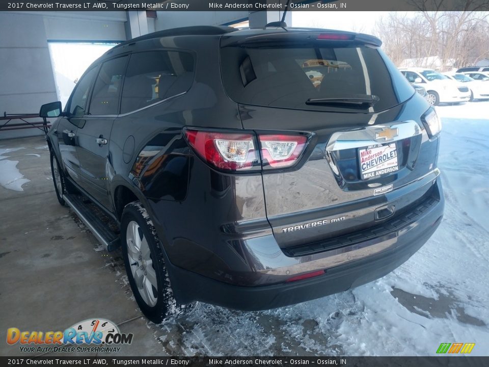 2017 Chevrolet Traverse LT AWD Tungsten Metallic / Ebony Photo #8