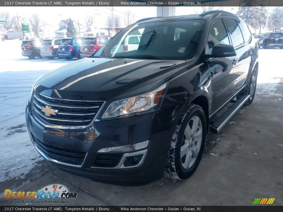 2017 Chevrolet Traverse LT AWD Tungsten Metallic / Ebony Photo #9