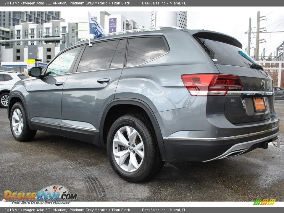 2018 Volkswagen Atlas SEL 4Motion Platinum Gray Metallic / Titan Black Photo #7