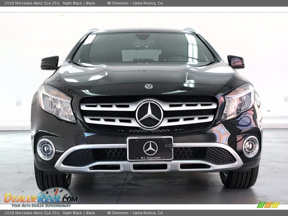 2018 Mercedes-Benz GLA 250 Night Black / Black Photo #2