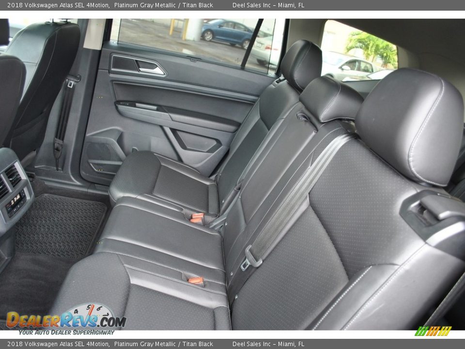 Rear Seat of 2018 Volkswagen Atlas SEL 4Motion Photo #11