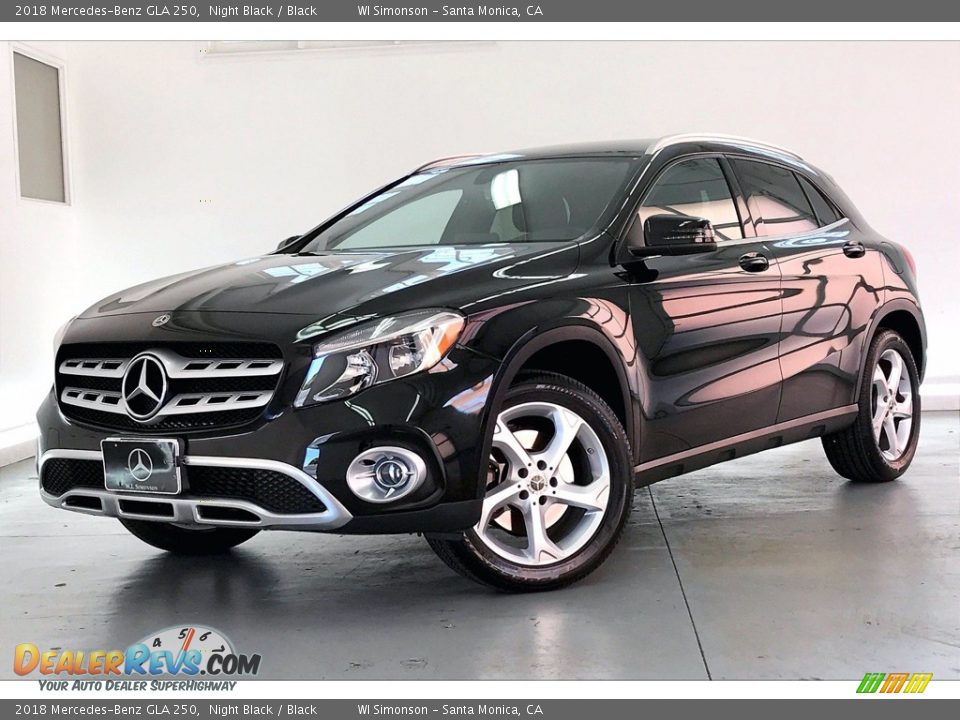 2018 Mercedes-Benz GLA 250 Night Black / Black Photo #12