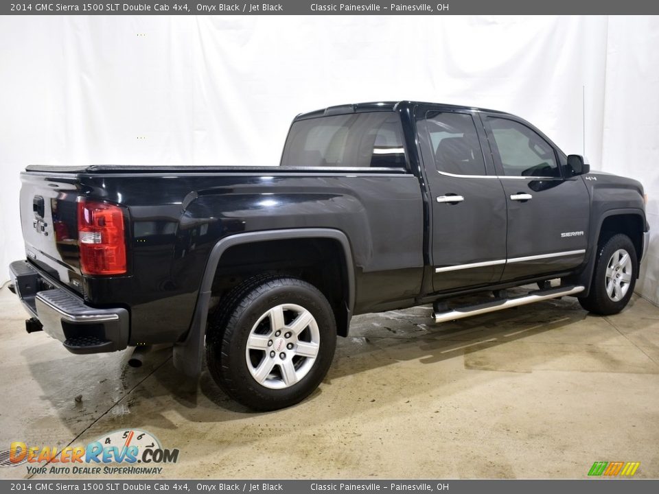 2014 GMC Sierra 1500 SLT Double Cab 4x4 Onyx Black / Jet Black Photo #2