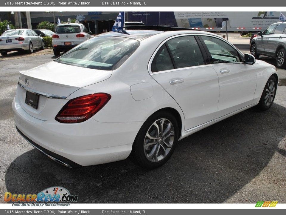 2015 Mercedes-Benz C 300 Polar White / Black Photo #9