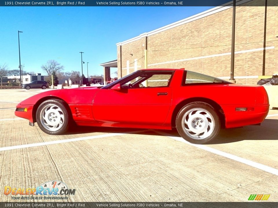 1991 Chevrolet Corvette ZR1 Bright Red / Red Photo #1