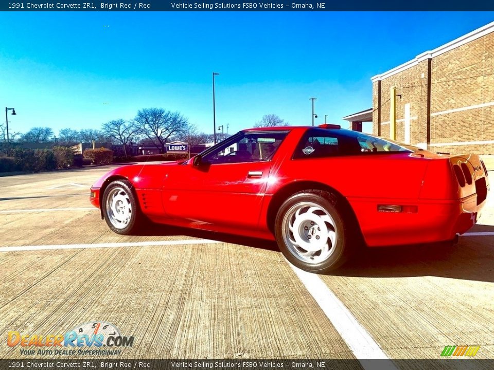 1991 Chevrolet Corvette ZR1 Bright Red / Red Photo #2