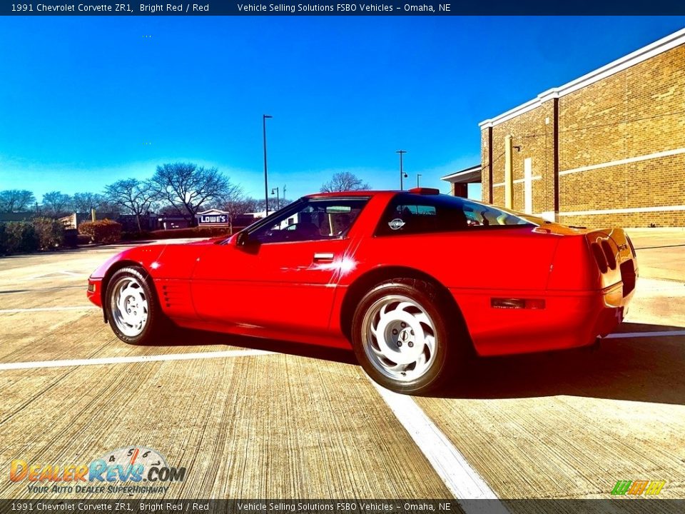 1991 Chevrolet Corvette ZR1 Bright Red / Red Photo #3