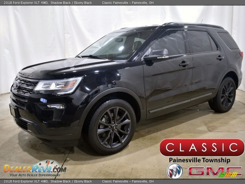 2018 Ford Explorer XLT 4WD Shadow Black / Ebony Black Photo #1