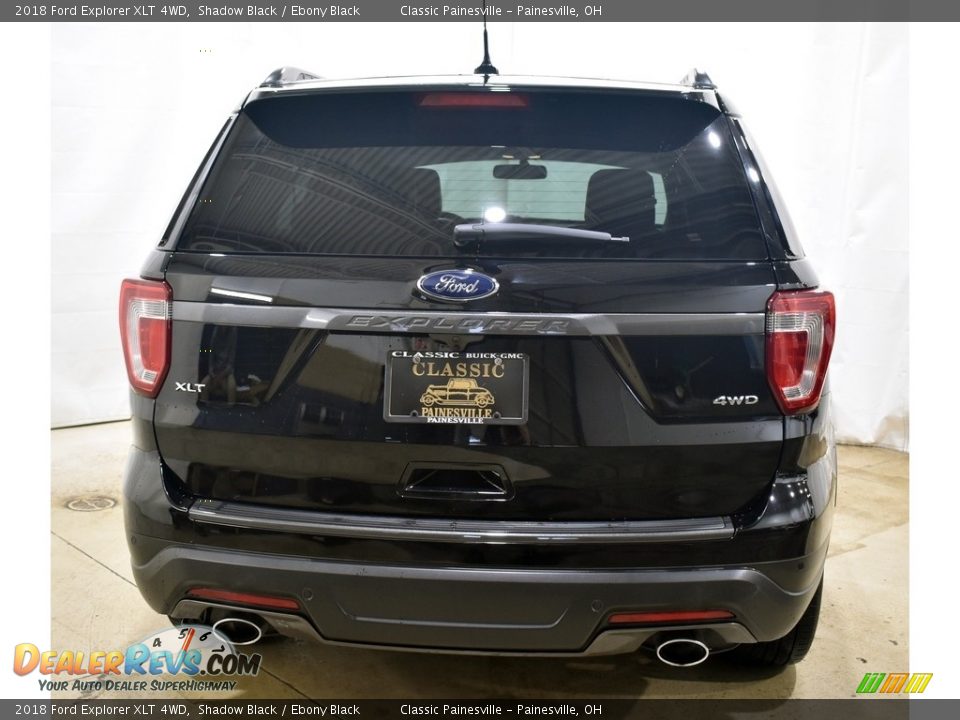 2018 Ford Explorer XLT 4WD Shadow Black / Ebony Black Photo #3