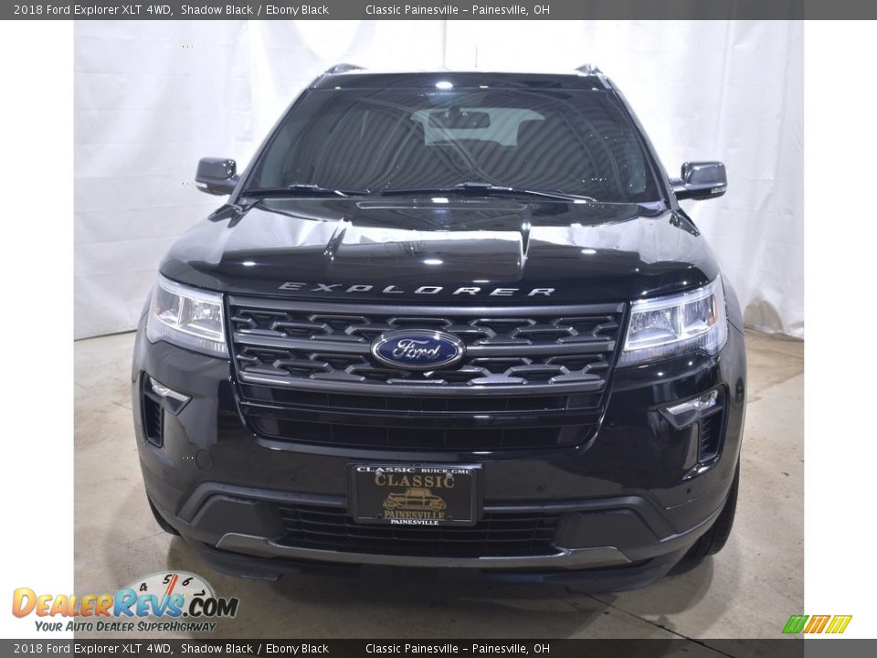 2018 Ford Explorer XLT 4WD Shadow Black / Ebony Black Photo #4