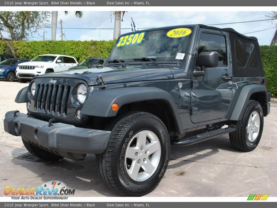 2016 Jeep Wrangler Sport Billet Silver Metallic / Black Photo #5
