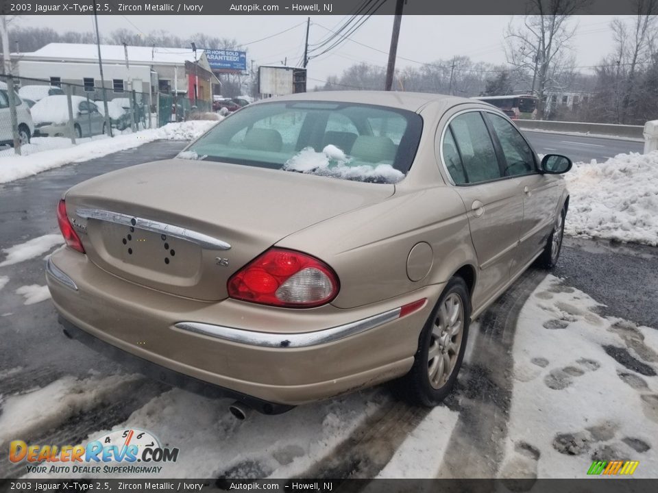 2003 Jaguar X-Type 2.5 Zircon Metallic / Ivory Photo #3