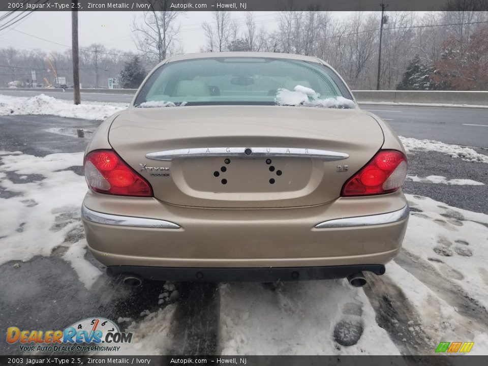 2003 Jaguar X-Type 2.5 Zircon Metallic / Ivory Photo #4