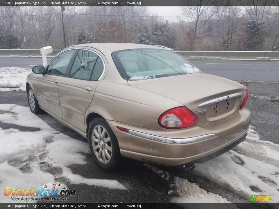 2003 Jaguar X-Type 2.5 Zircon Metallic / Ivory Photo #5