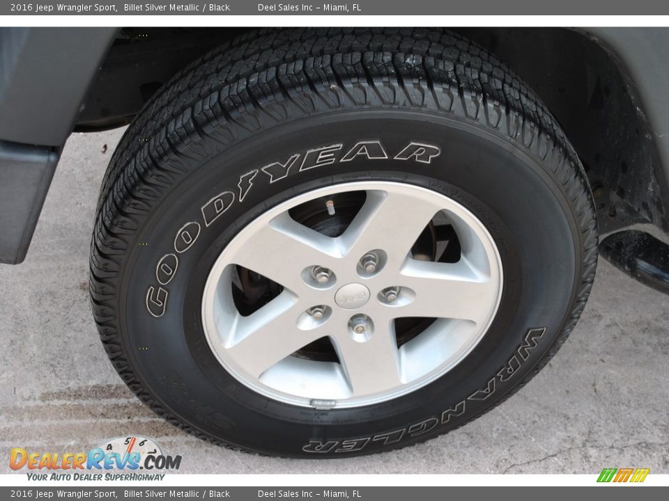 2016 Jeep Wrangler Sport Billet Silver Metallic / Black Photo #11