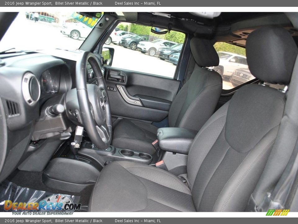 2016 Jeep Wrangler Sport Billet Silver Metallic / Black Photo #13