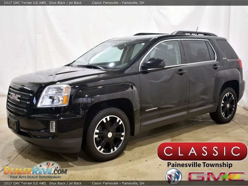 2017 GMC Terrain SLE AWD Onyx Black / Jet Black Photo #1