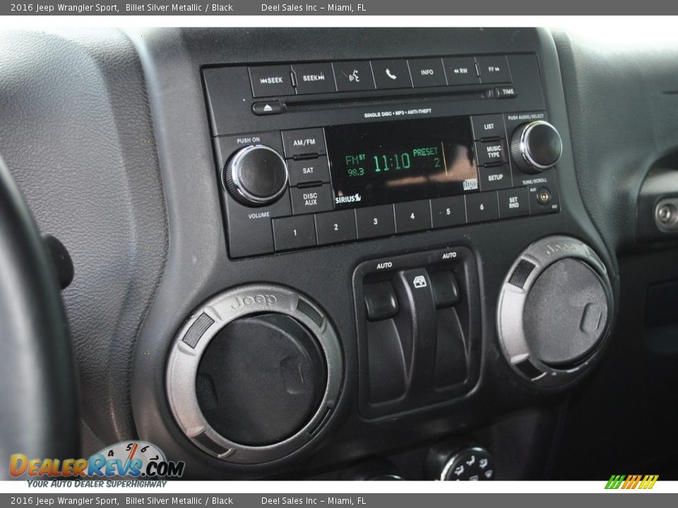 2016 Jeep Wrangler Sport Billet Silver Metallic / Black Photo #16