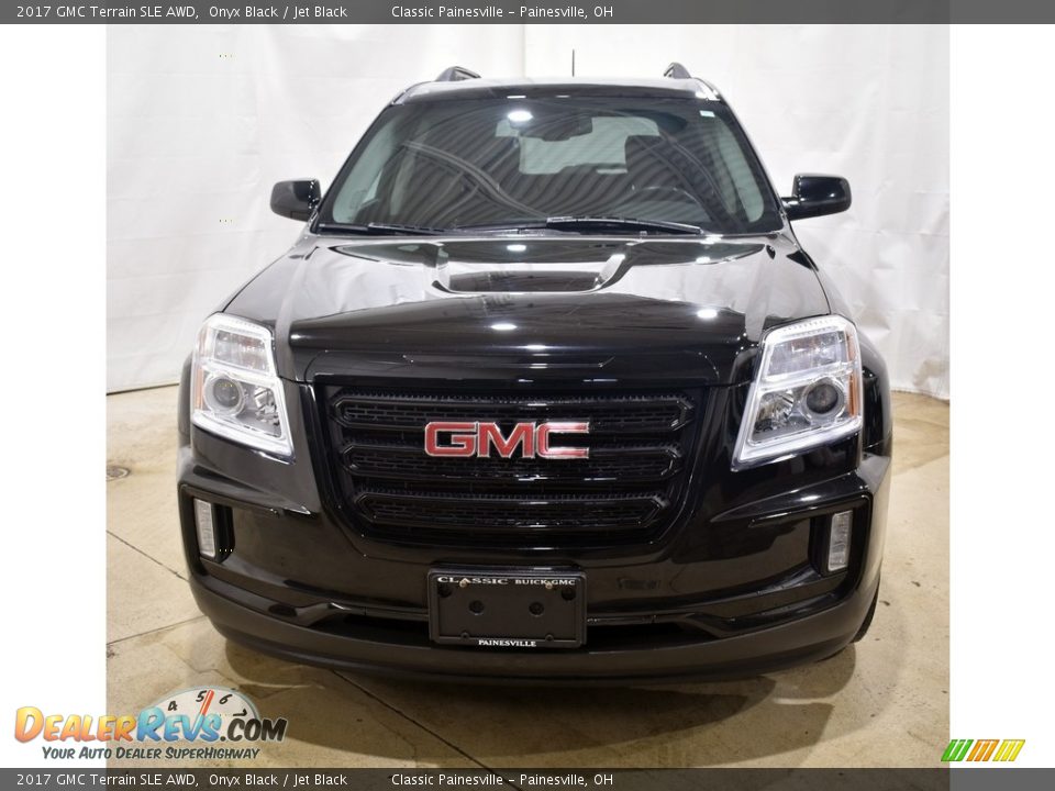 2017 GMC Terrain SLE AWD Onyx Black / Jet Black Photo #4