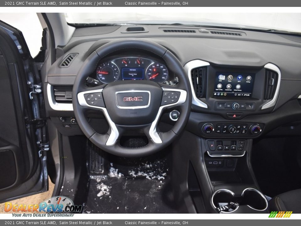 2021 GMC Terrain SLE AWD Satin Steel Metallic / Jet Black Photo #11