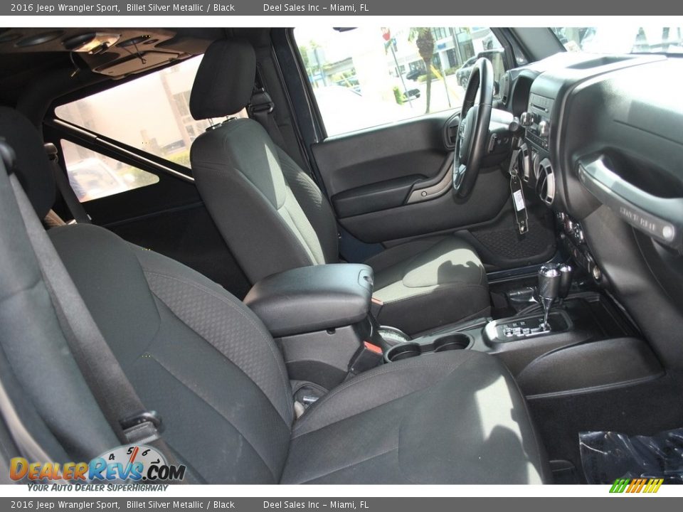 2016 Jeep Wrangler Sport Billet Silver Metallic / Black Photo #19