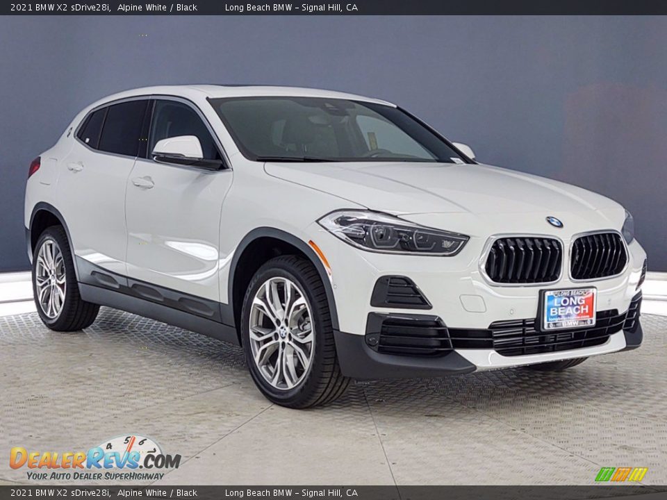 2021 BMW X2 sDrive28i Alpine White / Black Photo #1