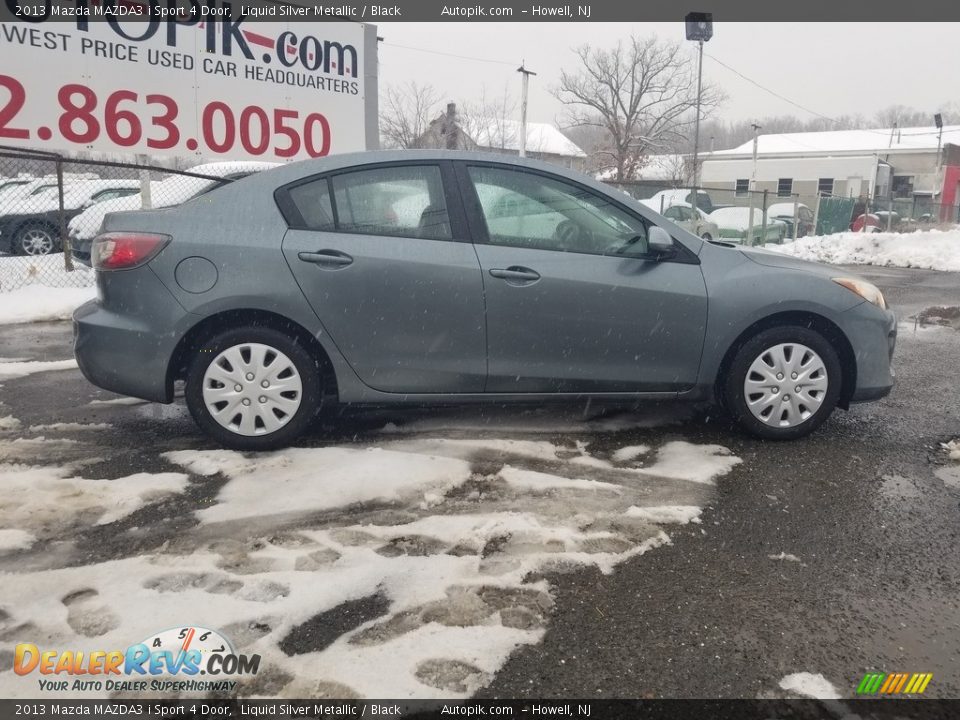 2013 Mazda MAZDA3 i Sport 4 Door Liquid Silver Metallic / Black Photo #2