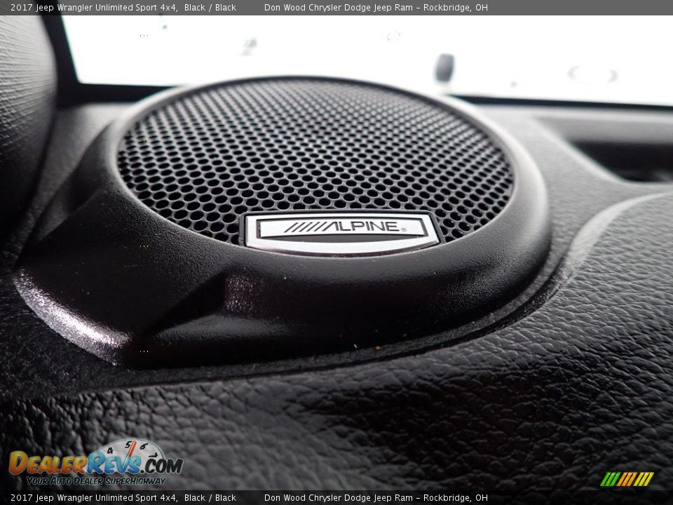 2017 Jeep Wrangler Unlimited Sport 4x4 Black / Black Photo #2