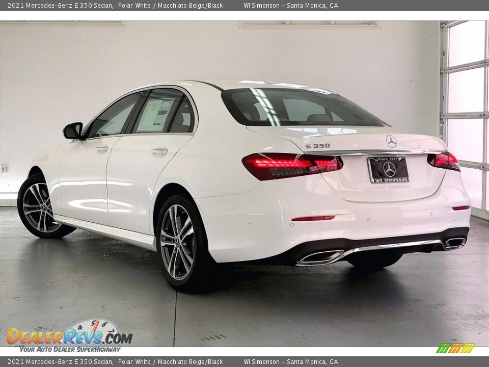 2021 Mercedes-Benz E 350 Sedan Polar White / Macchiato Beige/Black Photo #2